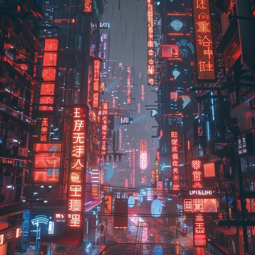 Engage in a thrilling chase across the neon lit streets of a dystopian city where pulsating synthesizers set the electrifying tone. A high energy, adrenaline pumping soundtrack fit for cyberpunk lovers.