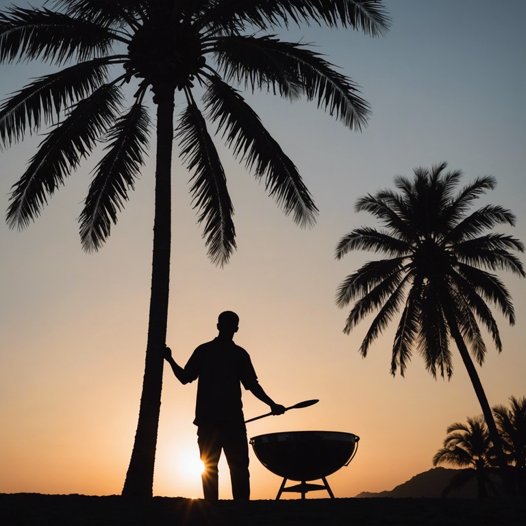 The steelpan echoes with a haunting yet soothing tone, crafting a soundscape that captures both the beauty and the sorrow of distant memories and unattained desires. The music ebbs and flows like the ocean tides, reflective and deep.