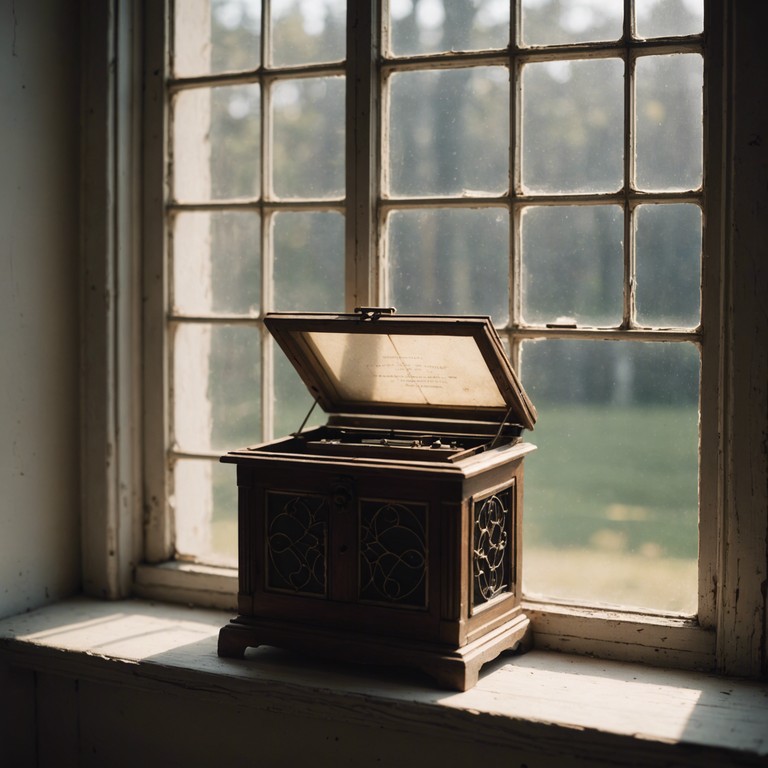 A composition that unravels the mystery and history hidden within an old attic, using a delicate music box to weave through generations, revealing tales lost to time.