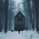 unsettling ambient track merging dark tones with holiday themes