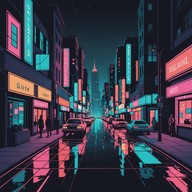 energetic beats meet urban night vibes