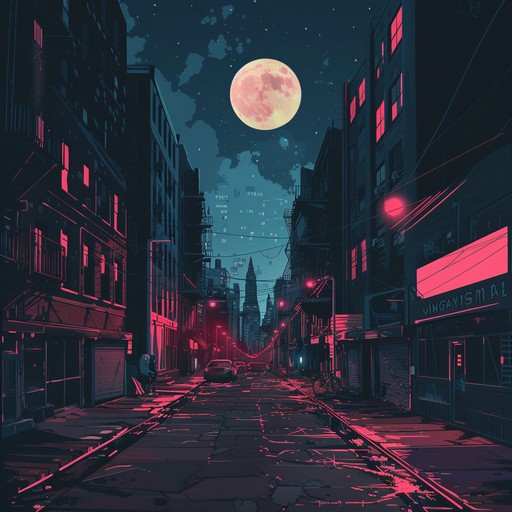 This instrumental track weaves together synth driven melodies and romantic undertones, creating an ambiance reminiscent of moonlit cityscapes and whispered affections. The gentle synths enhance the feeling of closeness and affection, embodying the essence of tender love stories painted with neon lights.