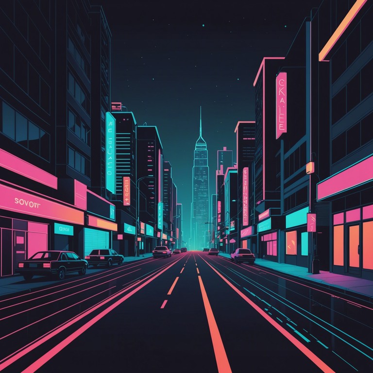 An instrumental tribute to the neon drenched nights of the 1980s, retro neon city lights uses synthesizer melodies to evoke a sense of nostalgia, blending modern production with old school synthwave aesthetics.