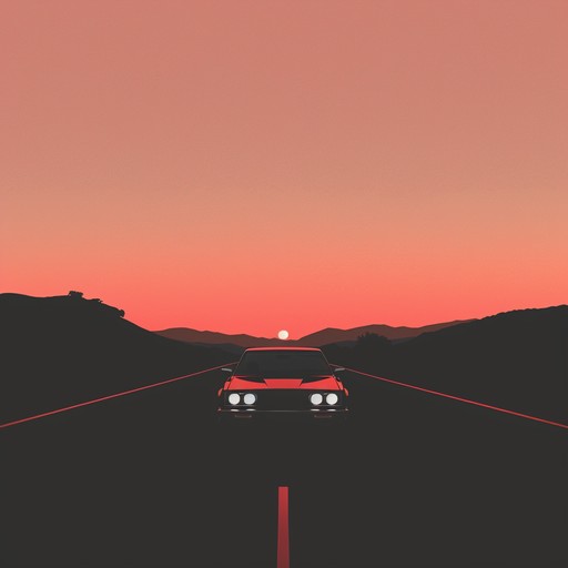 This mid-tempo song features a mellow electric piano melody over a steady drumbeat and smooth bassline, creating a laid-back vibe. Subtle synth pads and gentle guitar licks add texture and warmth to the track, evoking images of a peaceful sunset drive along the coast. The overall mood is relaxed, content, and slightly nostalgic.