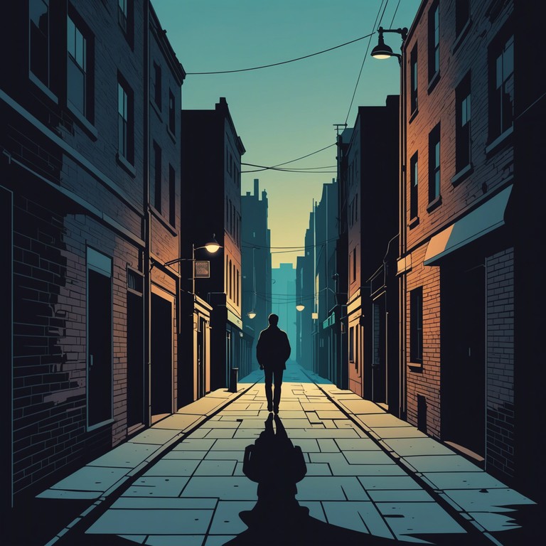 This track features the haunting echoes of a solitary journey through desolate urban sprawls, embodying the essence of loneliness with a heavy nu metal sound. Driven by a deep, distorted bass guitar riff and overlaid with stark atmospheric effects, it captures the brooding mood of isolation amidst the chaos of city life.