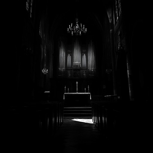 Explore a dark and haunting gospel hymn that combines eerie vocal harmonies with the towering presence of a church organ, creating an atmosphere that is both spiritual and unsettling. The song features slow, deliberate melodies intertwined with deep, resonant bass lines, evoking a sense of impending doom while maintaining a hint of transcendence