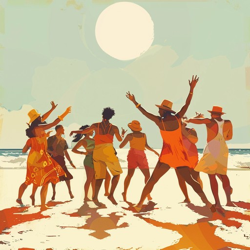 A triumphant bossa nova piece evoking celebration with sunlit beach vibes and energetic upbeat rhythm. Perfect for summer happiness and feel good moments.