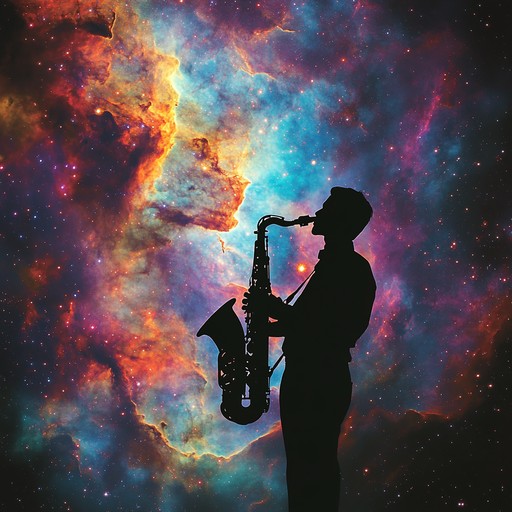 Embark on a journey through the cosmos with a hauntingly beautiful jazz piece that fuses traditional elements with ambient soundscapes. The distant, interstellar feel is achieved through abstract improvisations and cosmic synth textures, transporting listeners to a mysterious, otherworldly place.