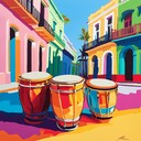 dynamic instrumental featuring vibrant afro cuban grooves and energy