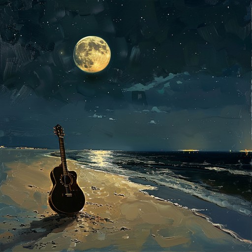 Immerse in a passionate serenade with slow guitar leads and romantic sertanejo rhythms, painting a picture of love under the brazilian night sky.