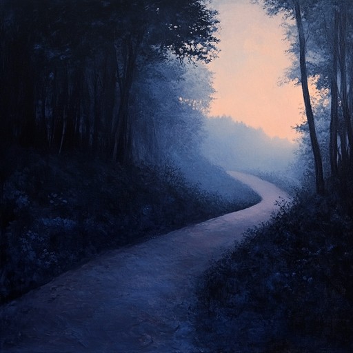 Imagine walking down a serene path as twilight gently falls, the ambient piano creating a soundscape of peace and introspection. Soft melodies invite listeners to reflect quietly under the ethereal evening sky.