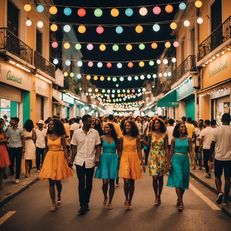 A harmonious blend of samba's high spirits and afrobeat's deep grooves creates a perfect party soundtrack. Picture the sun setting over rio as the city comes alive with the vibrant sounds of celebration, the saxophone's melodies soaring high above the rhythmic percussion and the cheering crowds.