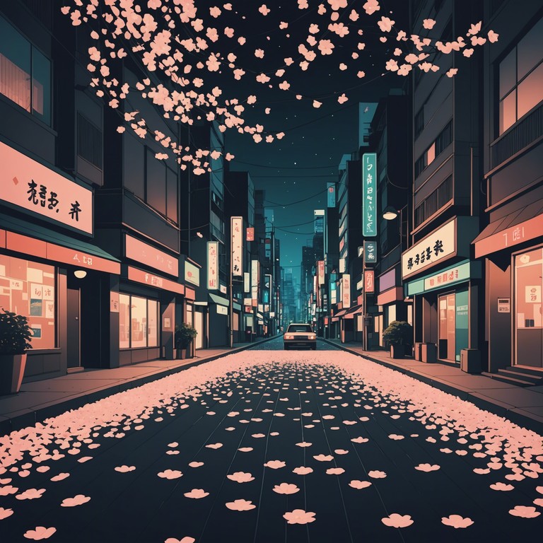 This track paints a melodious picture of a tranquil night in tokyo, where the gentle strums of a shamisen blend with the whispers of the city, creating a serene, heartfelt soundscape. The music tells a story of solitude and comfort found in the quiet corners of the metropolis.