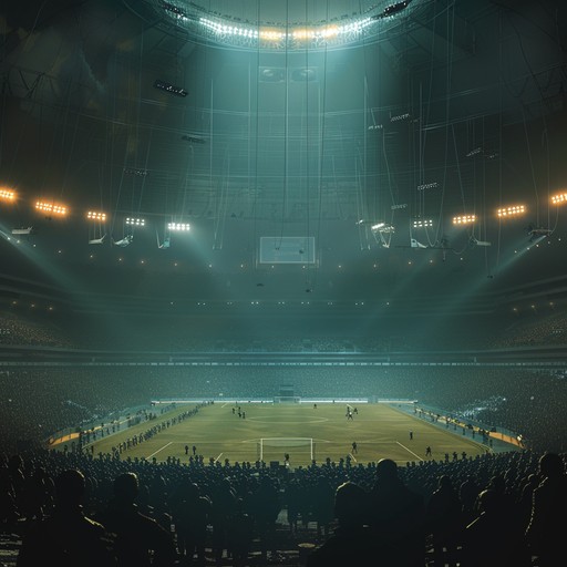 This soaring instrumental anthem is designed to fill a massive stadium with energy and emotion. Featuring driving rhythms, heroic brass fanfares, and explosive percussion, it's the perfect backdrop for a championship sporting event or a grand celebration. The music builds to an unforgettable, triumphant climax that will have crowds cheering and hearts racing.