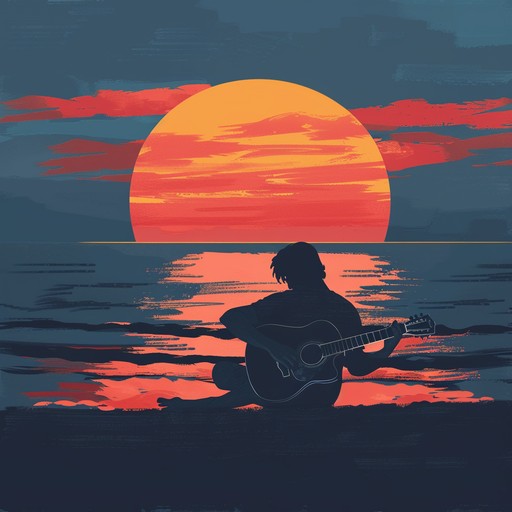 A gentle instrumental piece featuring a soothing guitar melody that sways rhythmically with the breezy harmonies of bossa nova. The song invokes the warmth of a tropical sunset, serenading the listener with delicate chord progressions and smooth, soulful riffs. Perfect for romantic evenings and relaxing moments.