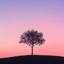 a soft instrumental capturing the calm of serene twilight moments