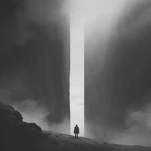An eerie atmospheric composition that evokes feelings of mystery, loneliness, and a hint of danger. The piece features distant, echoing footsteps, creaking doors, and ghostly whispers that fade in and out, creating a sense of unease. Melancholic melodies played on a solo violin weave through the atmospheric soundscape, accompanied by the occasional deep, resonant cello note and sparse piano accents.