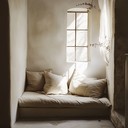 gentle melodies fluttering through soft, cozy bedroom vibes.