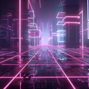 synth heavy dreamscapes evoking a futuristic retro atmosphere