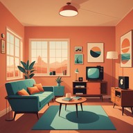 intimate retro track, soft and soothing.
