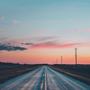 soft chords evoking calm rural twilight feelings