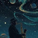 spacey jazz melodies with futuristic synthetic soundscapes