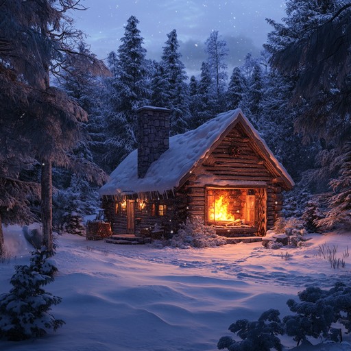 This instrumental piece creates a tranquil atmosphere, perfect for a quiet holiday evening. The gentle piano is complemented by soothing string harmonies, invoking the serene and reflective mood of a peaceful winter night. Imagine sitting by the window, watching snowflakes fall softly to the ground, as you feel a sense of calm and warmth.