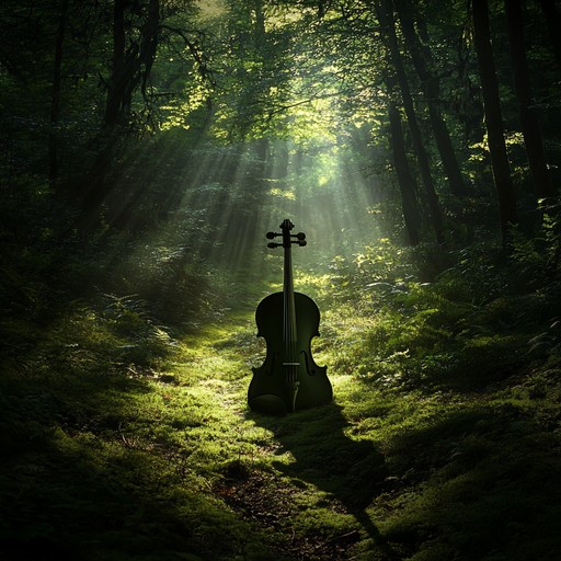 An expressive violin piece that merges ethereal celtic themes with contemporary avant garde elements, crafting a poignant and mysterious atmosphere as day fades into night