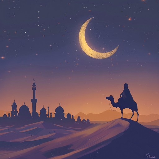 A captivating arabian instrumental that transports the listener to a world of mystery and enchantment. The mesmerizing melody is carried by the haunting sound of the oud, accompanied by the rhythmic percussion of the darbuka and the shimmering accents of the finger cymbals. The piece evokes images of a starlit desert night, with the scent of incense floating on the warm breeze and the distant sound of a camel caravan passing by.