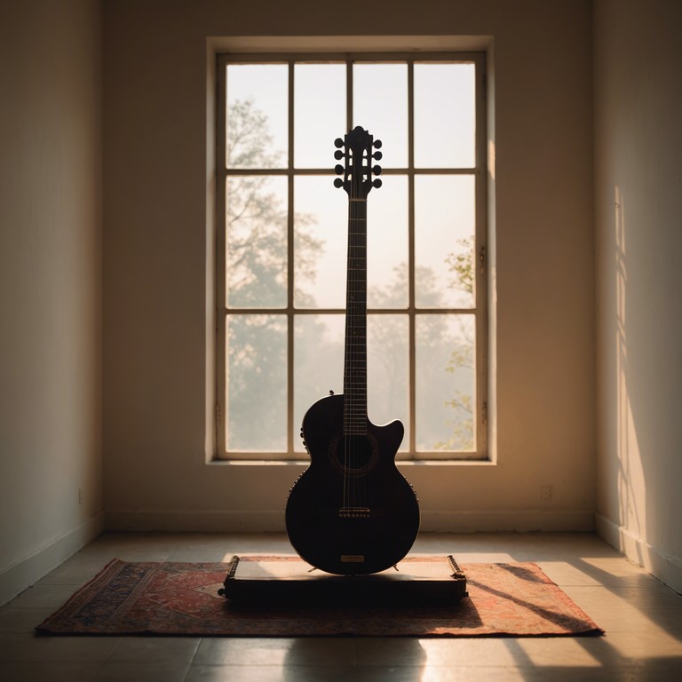 As the first light of dawn touches the earth, this composition transports listeners into a world of calm and introspection. The sitar’s melodious strains perfectly match the early morning calm, creating a backdrop for meditation or gentle awakening.