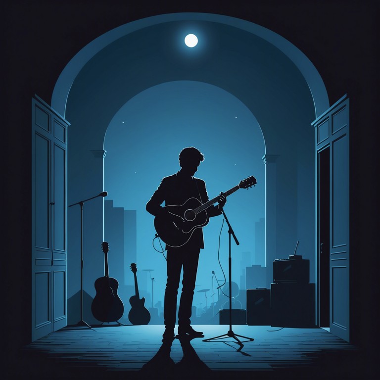 This composition delivers a vivid sensation as if cruising under starlit skies, with electric guitar leading the passionate charge through emotional highs and lows of blues music.