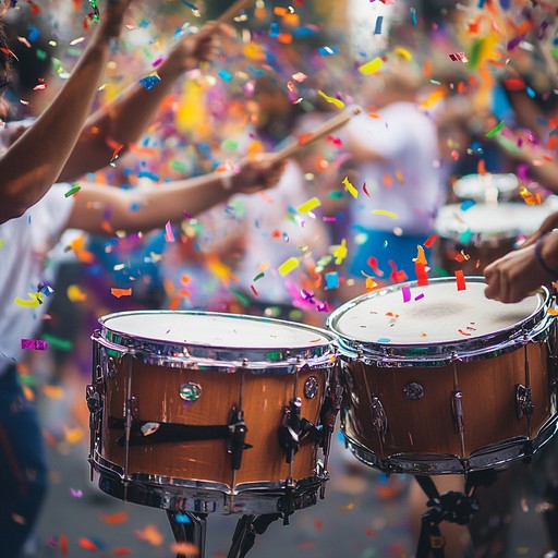 A lively samba instrumental that embodies the exuberance of brazil's carnival, featuring dynamic rhythms and festive melodies to inspire joyous dance.