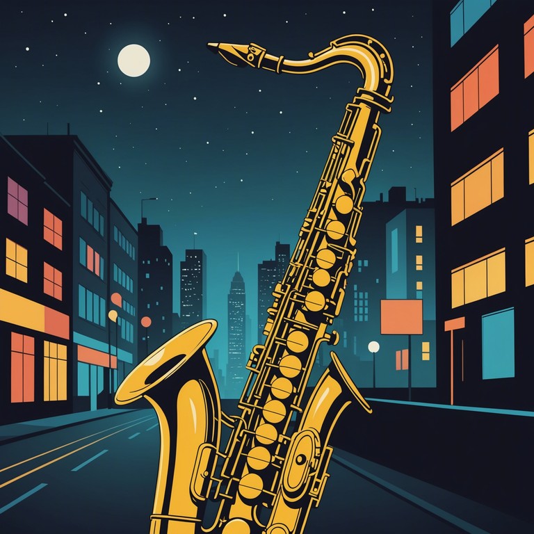 This composition mixes the sensual saxophone jazz with gentle electrifying pulses of house music, creating a soundtrack perfect for a reflective evening or night driving through the city.