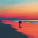 gentle acoustic melody for romantic beach sunset strolls.