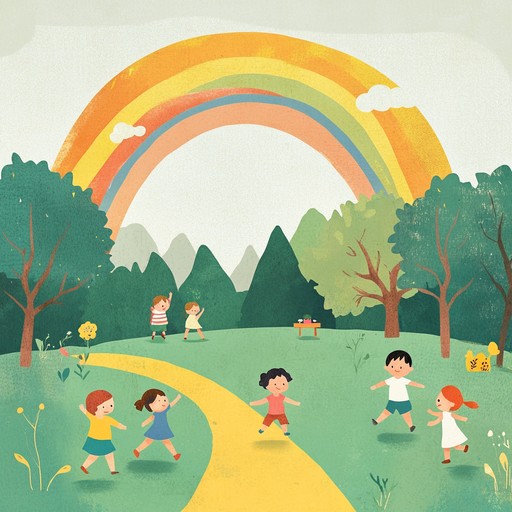 This track captures the pure essence of childhood joy and innocence, characterized by the sound of children's laughter mixed with playful melodies that evoke a sense of freedom and adventure. The piece progresses through carefree rhythms suggesting sunny days spent outdoors in laughter filled parks.