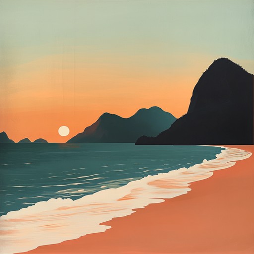 A gentle bossa nova track evokes sunset memories through soothing guitar melodies and mellow rhythms. This instrumental piece brings a sense of longing and melancholy, blending traditional brazilian sounds with modern production touches. The delicate interplay of harmonies and rhythms transports listeners to a serene yet wistful ambiance, perfect for quiet reflections or background music for sentimental moments.