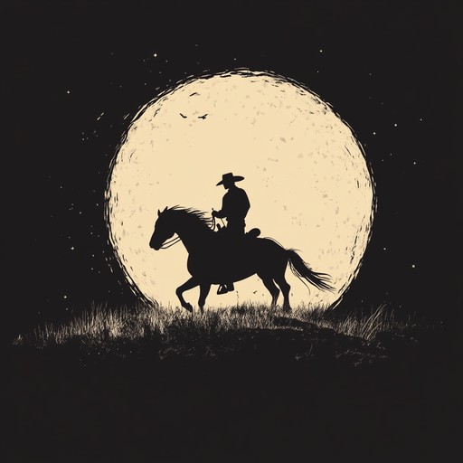 A high energy instrumental country piece capturing a thrilling night chase, featuring rapid banjo plucks, driving guitar strums, and soaring fiddle melodies.