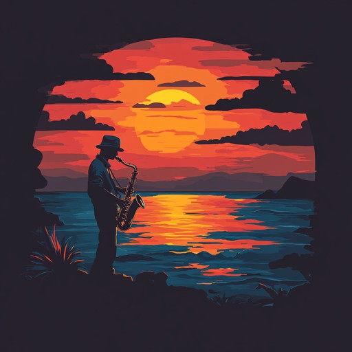 A captivating jazz track that mingles smooth saxophone melodies with reflective soul undertones, perfect for a tranquil evening sunset. With gentle rhythms and heartwarming tones, this piece invites listeners to unwind and reflect, enveloping them in a serene, mellow ambiance.