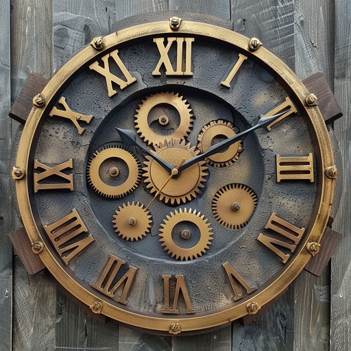 This jingle features an anxious atmosphere driven by the steady, relentless ticking of a clock combined with mechanical chimes and unsettling background drones. The composition’s rhythmic pattern reflects the nervousness and anticipation of time running out, creating a heightened sense of urgency and confusion.