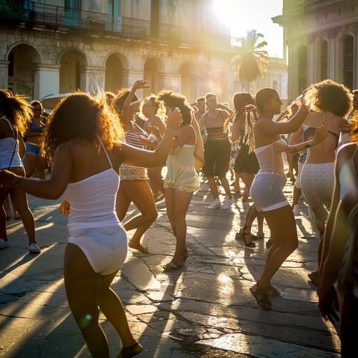 Feel the vibrant pulse of havana streets come alive with uplifting mambo rhythms. This instrumental track features lively horn sections, spirited percussion, and a groovy bassline, capturing the joyous atmosphere of a sun drenched summer celebration, and inspiring you to dance.