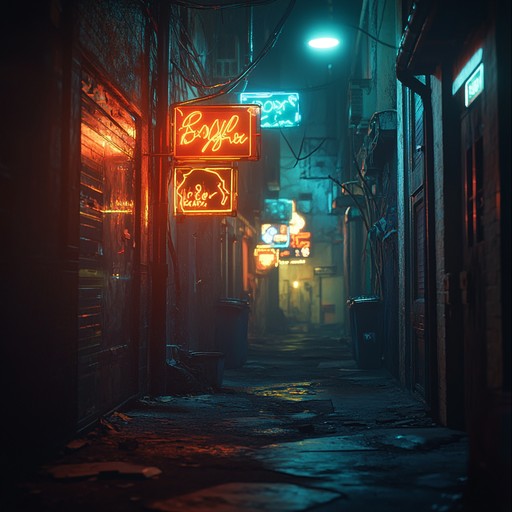 The song features raw, tense guitar riffs layered over lo fi drum patterns. A pulsing bassline drives the anxious mood, capturing the essence of a late night urban scene. The energy is vibrant yet gritty, evoking emotions of unease and expectant tension within a garage rock framework.