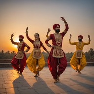 epic celebration through punjabi beats