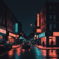 sultry beats under neon lights