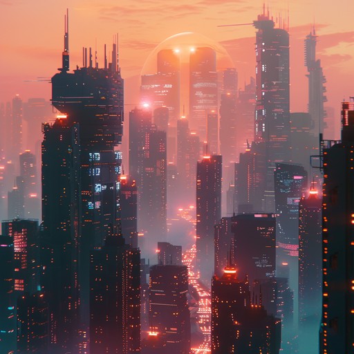 An electrifying fusion of dynamic beats and catchy synth melodies, creating an upbeat and hopeful atmosphere. This futuristic soundscape energizes listeners, providing a sense of joy and new opportunities.