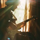 triumphant melodies with soft rock tones, uplifting vibes