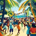a vibrant calypso instrumental celebrating island rhythms and festivities.