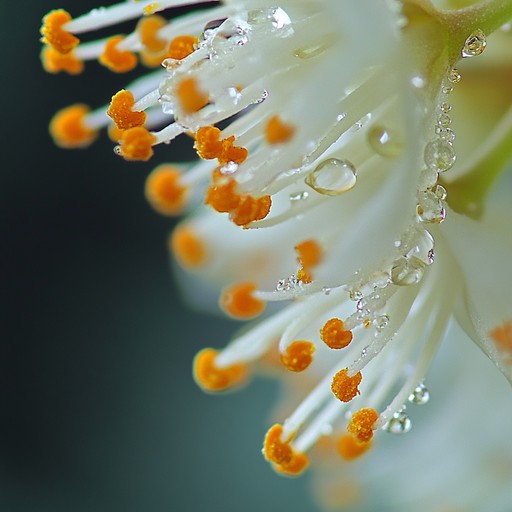 In an alternative version of this piece, the music evokes the subtle glisten of morning dew in early spring, further capturing the delicate interactions between light and nature through the dulcet tones of the harp. This rendition focuses more on the meditative and refreshing aspects of a new day's beginning.