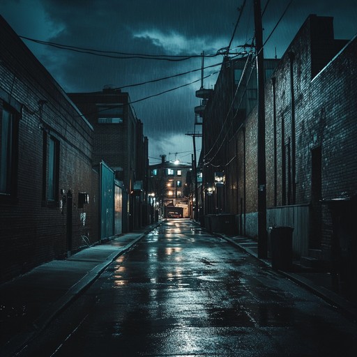 Feel the adrenaline of navigating through a dark, pulsating urban environment, with rapid drum patterns and eerie synth melodies that evoke a high stakes chase under the cover of night.