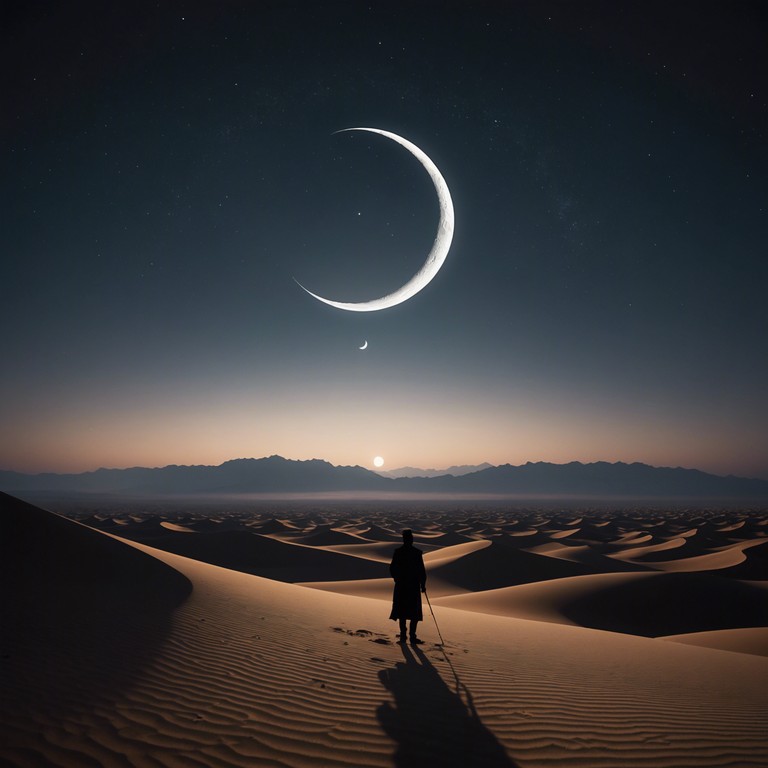 This track features the profound and melodic sounds of the oud, intertwining with minimalistic backdrops to create a reflective auditory journey through a calming middle eastern soundscape. The subtle dynamism of the piece echoes the vastness of the desert, inviting the listener to a moment of introspection and serenity This track features the profound and melodic sounds of the oud, intertwining with minimalistic backdrops to create a reflective auditory journey through a calming middle eastern soundscape. The subtle dynamism of the piece echoes the vastness of the desert, inviting the listener to a moment of introspection and serenity