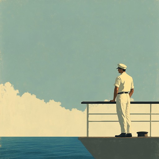 This instrumental piece evokes the bittersweet emotions of a russian sailor bidding farewell to the sea. The expressive melody, played by a violin, weaves through the sound of gentle waves and faint echoes of maritime life. It captures the essence of longing, hope, and the heartache of departure, set against the vast backdrop of the ocean. The subtle dynamics allow the listener to be enveloped in the wistful atmosphere, painting a poignant auditory picture of a sailor’s deep emotions.